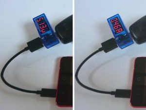 電圧電流チェッカー RT-USBVA1 USB CHARGER