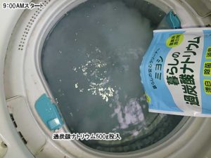 洗濯機 洗濯槽掃除 過炭酸ナトリウム 酸素系漂白剤