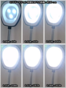 100均 LEDライト USBライト 調光ライト
