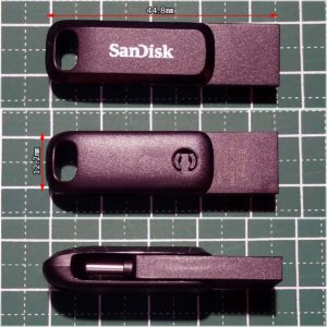 サンディスク 64GB USBメモリ Type-C 両コネクタ 海外リテール SDDDC3-064G-G46